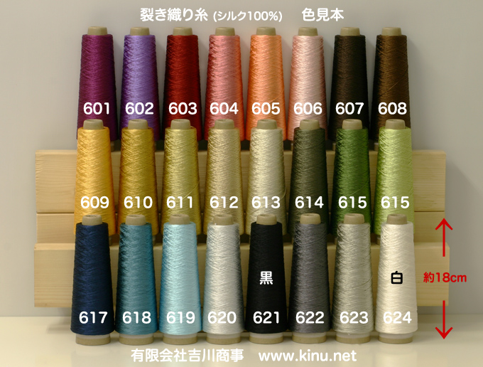 絹織物 西陣織 織糸